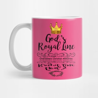 God's Royal Line (Black on light) Mug